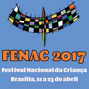 Logomarca Fenac/2017 - Festival Nacional da Criança, de 21 a 23 de abril de 2017, Brasília-DF-Brasil.