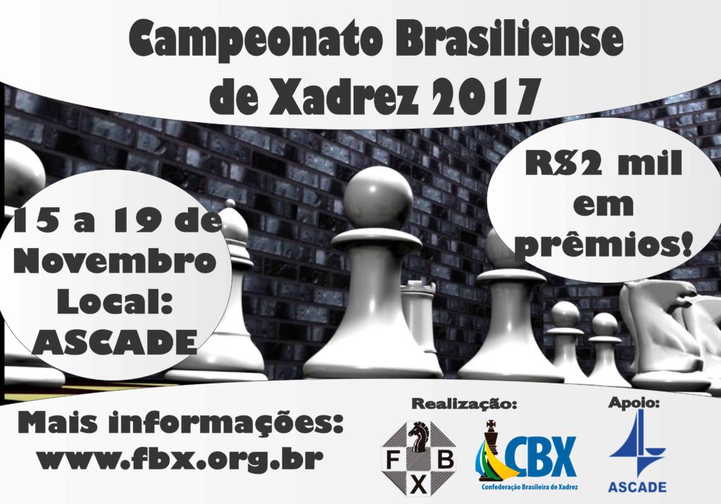 CBX - Campeonato Brasileiro de Xadrez tem vencedores das cinco