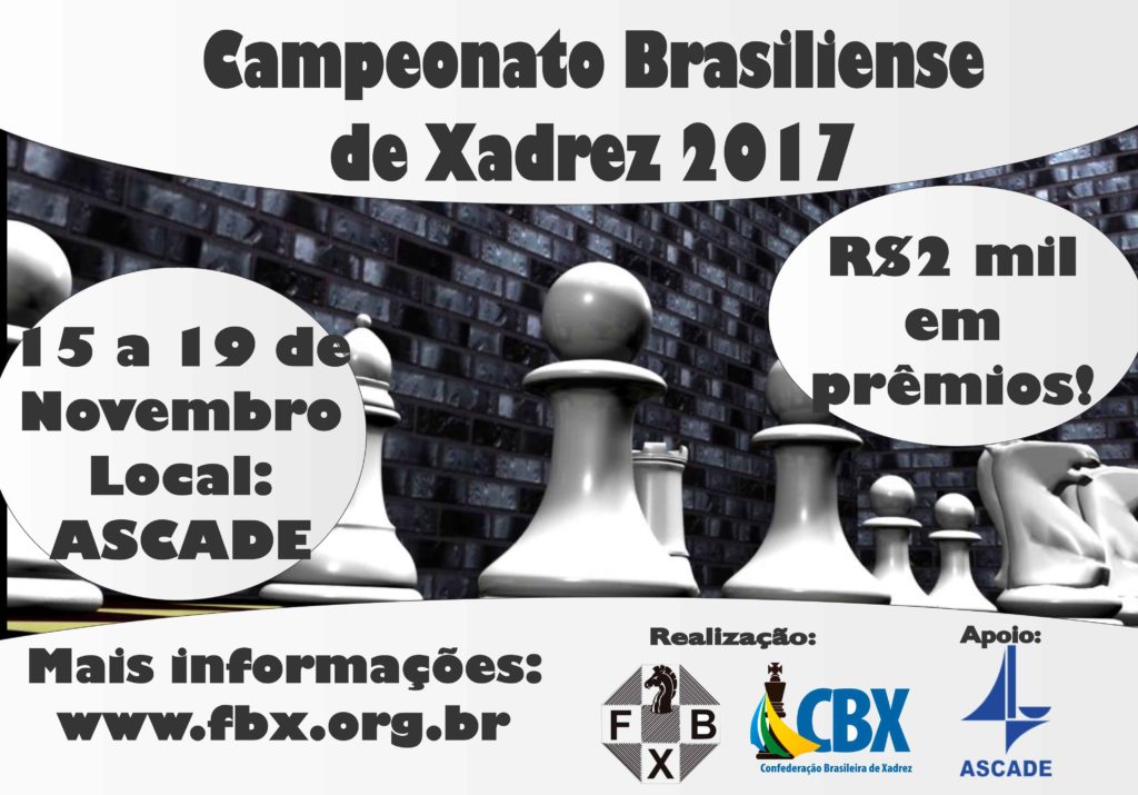 Está chegando o Campeonato Brasiliense de Xadrez por categorias! Sub08,  Sub10, Sub12 e Sub14! - FBX - Federação Brasiliense de Xadrez