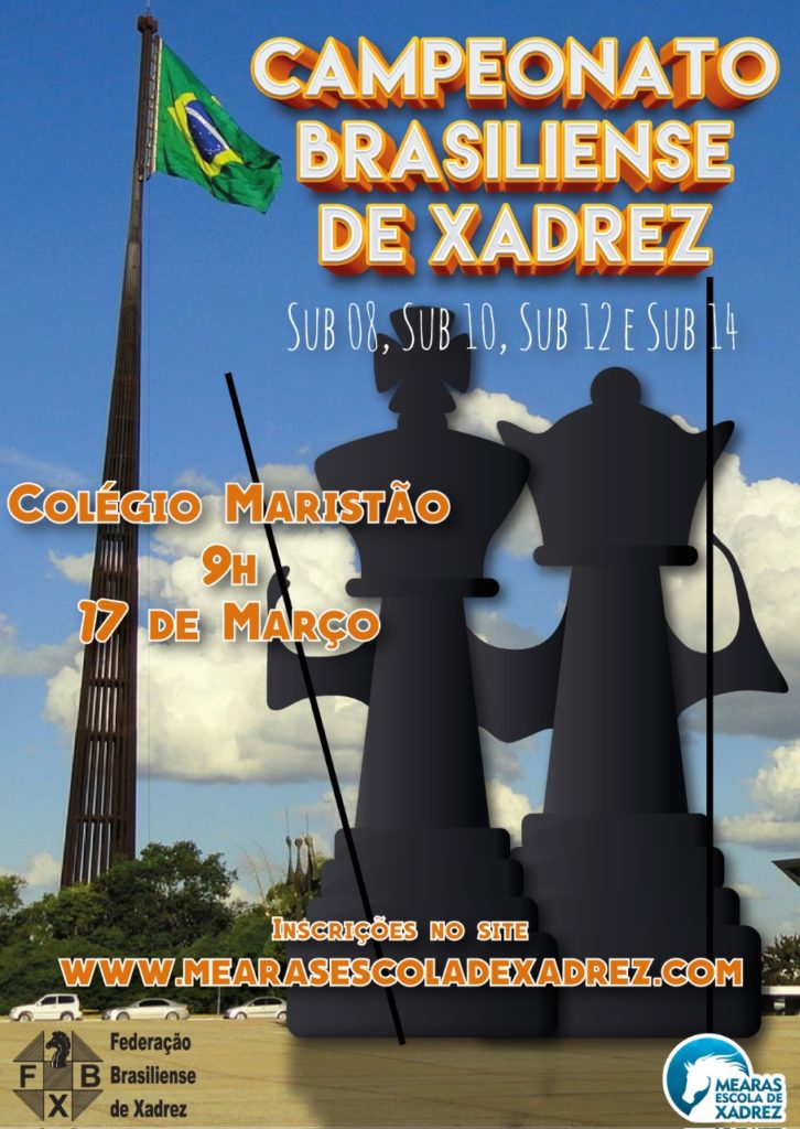 Está chegando o Campeonato Brasiliense de Xadrez por categorias! Sub08,  Sub10, Sub12 e Sub14! - FBX - Federação Brasiliense de Xadrez