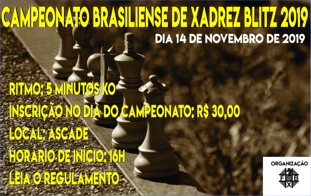 Campeonato Brasiliense de Xadrez Sênior 2023: Disputa pelo Título de  Campeão Brasiliense nas Categorias 50+e 65+ - FBX - Federação Brasiliense  de Xadrez