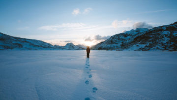 Footprints in the Snow