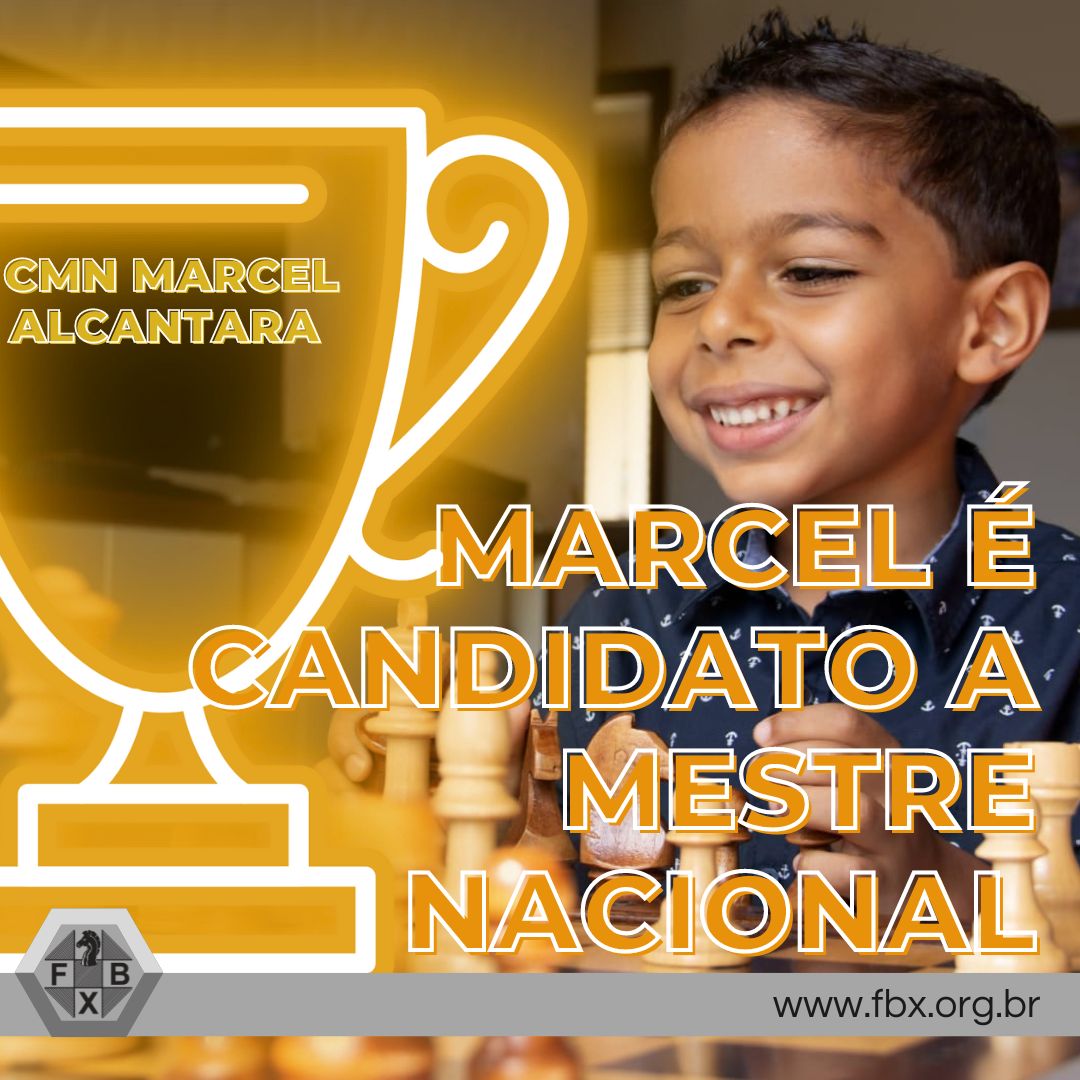 Marcel, aos 7 anos, conquista o título de Mestre Nacional e