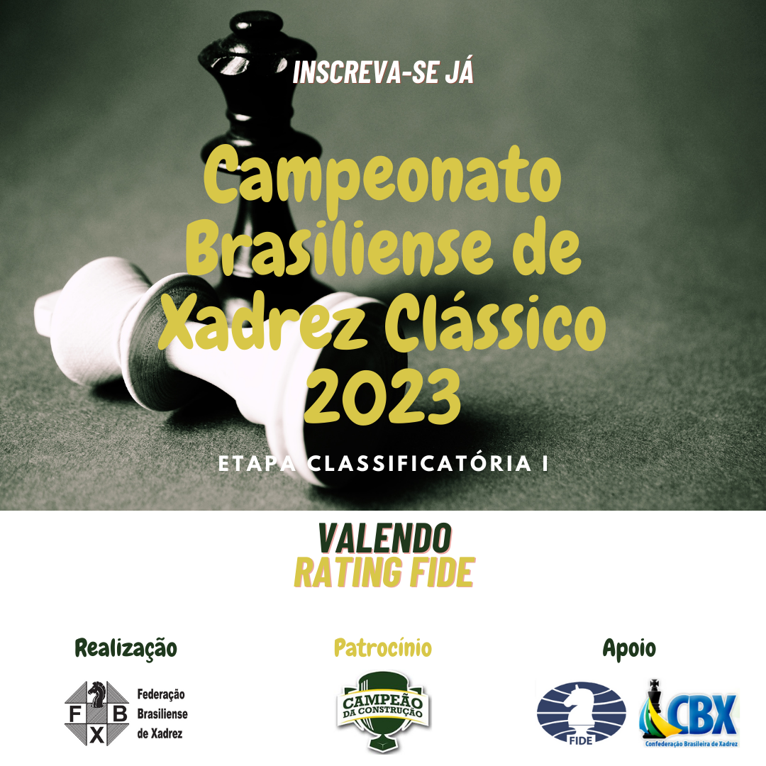 Circuito Brasileiro de Xadrez começa 2023 com aumento no número de  participantes - SóEsporte