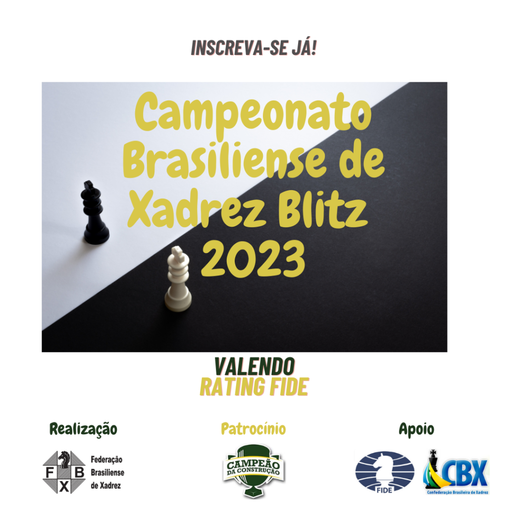 Campeonato Brasiliense de Xadrez Blitz 2023 - FBX - Federação