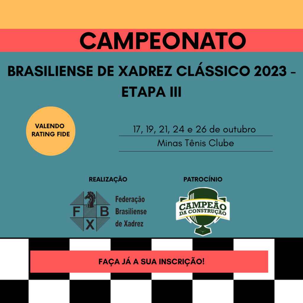 Jovem brasileiro conquista o Bronze no XXXIII Festival Pan-Americano de  Xadrez Juvenil - FBX - Federação Brasiliense de Xadrez
