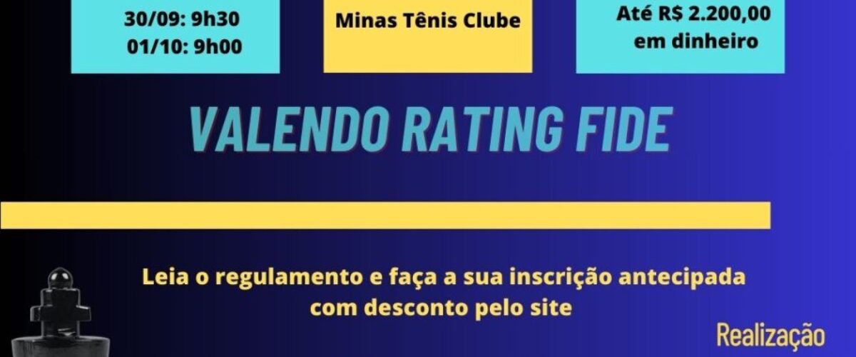 Campeonato Brasiliense de Xadrez Clássico 2023 - Etapa Classificatória III  - FBX - Federação Brasiliense de Xadrez