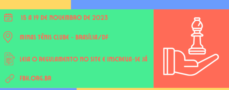 Campeonato Regional Centro-Oeste 2023 - FBX - Federação Brasiliense de  Xadrez