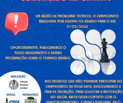 Campeonato Brasileiro de Xadrez Escolar 2023: Distrito Federal brilha em Belo  Horizonte - FBX - Federação Brasiliense de Xadrez