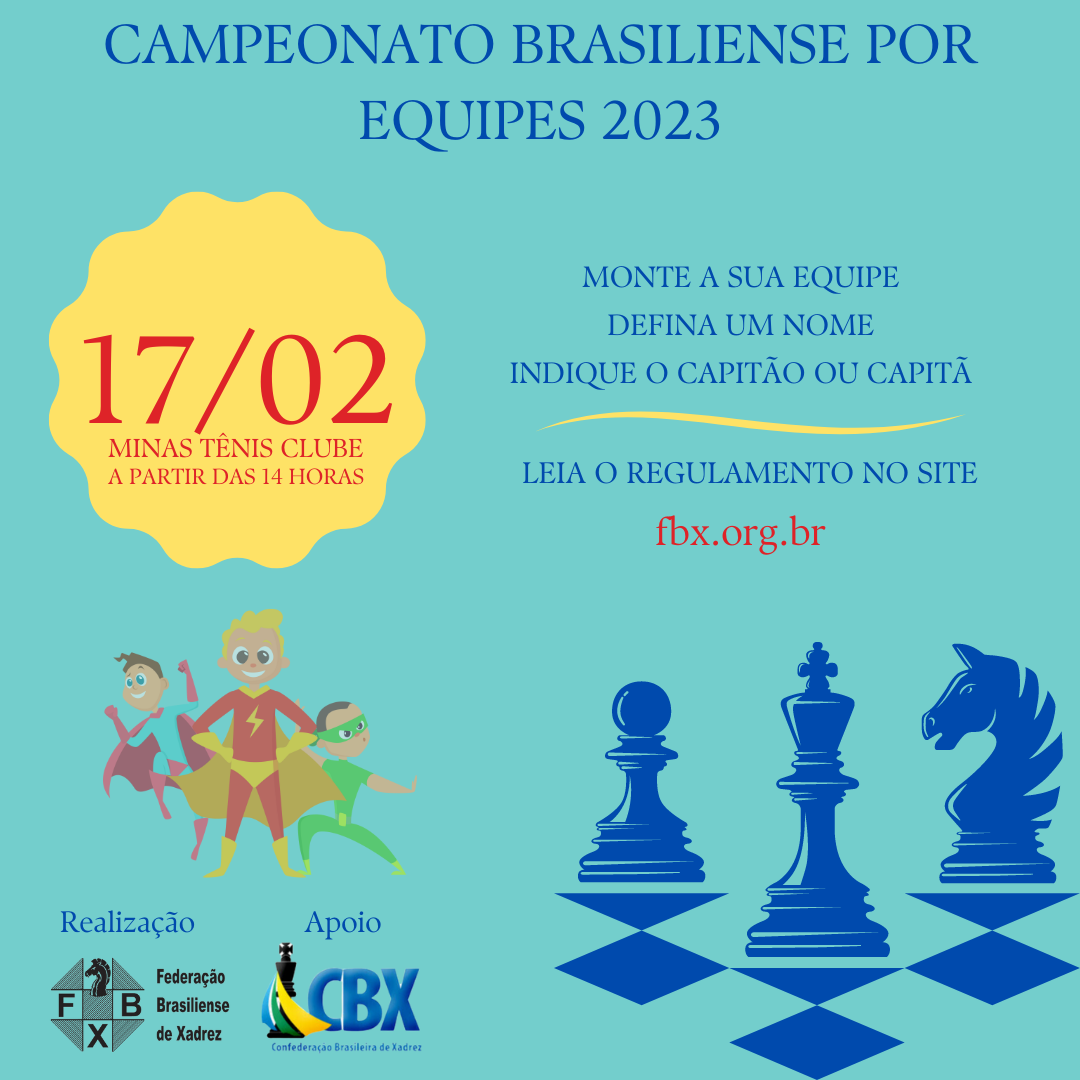Participe do Campeonato Brasiliense de Xadrez Por Equipes 2023!