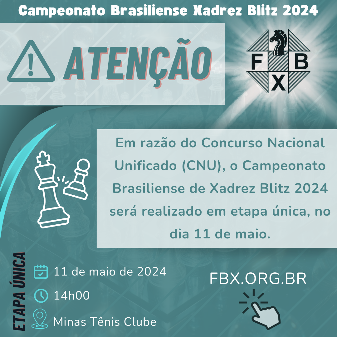 CAMPEONATO BRASILIENSE DE XADREZ BLITZ 2024 – OFICIAL