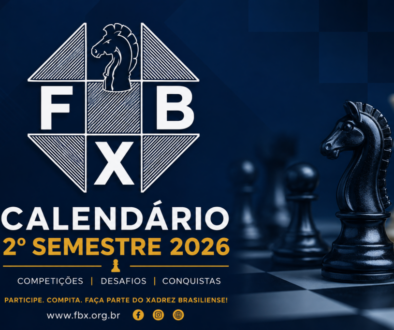 Calendário FBX - 2ª Semestre 2026